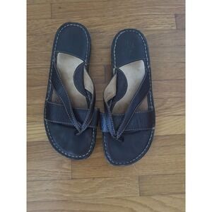 Born‎ Leather Sandal Brown Womens 9